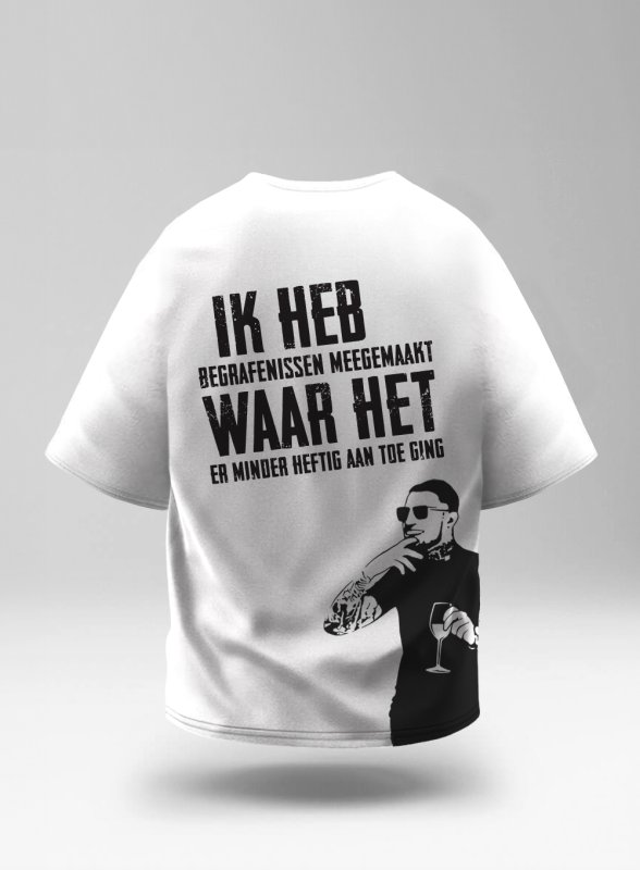 visual Wit - Ik heb begrafenissen meegemaakt product