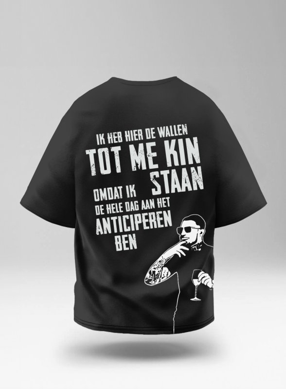 visual Zwart - Ik heb hier de wallen tot me kin staan product